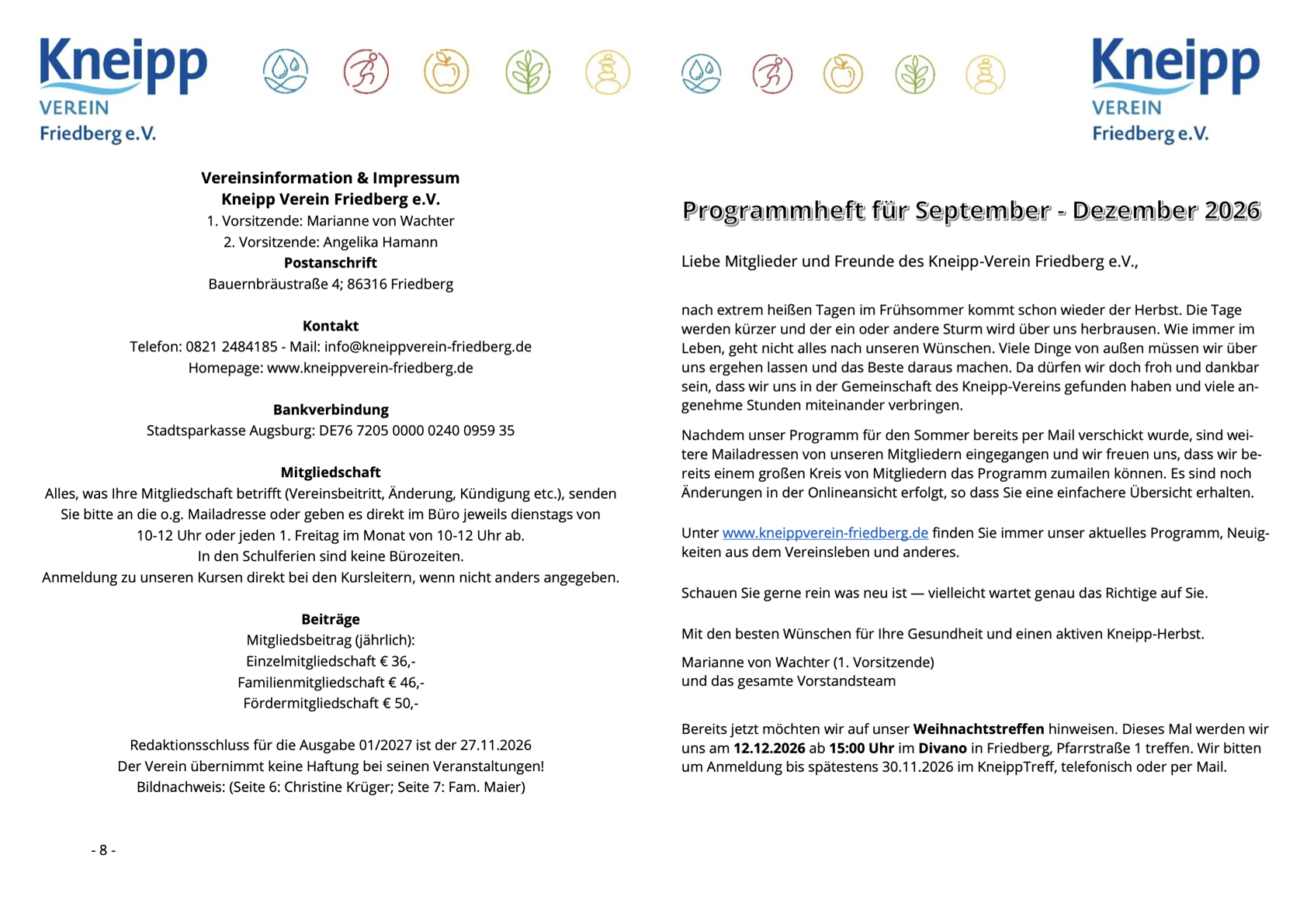 Programmheft 2026/3 September&ndash;Dezember